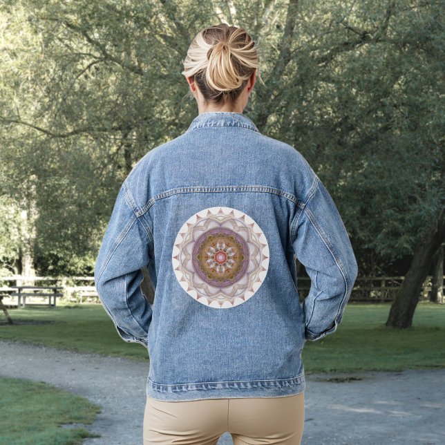 En Jean Veste Mandala 9 Denim (Créateur téléchargé)