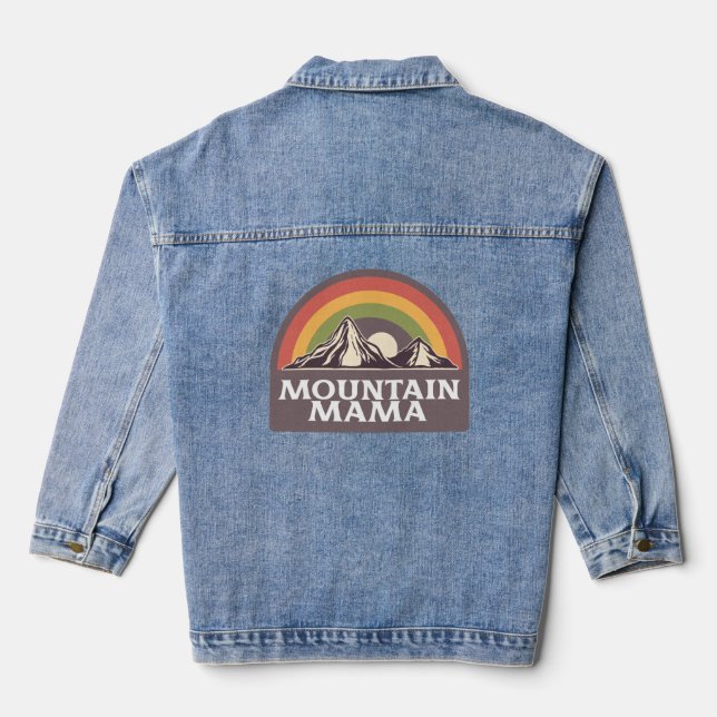 En Jean Veste Mountain Mama Denim (Verso)