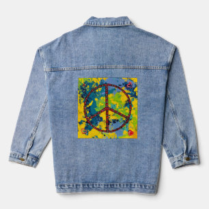 En Jean Veste Peace Boho Denim