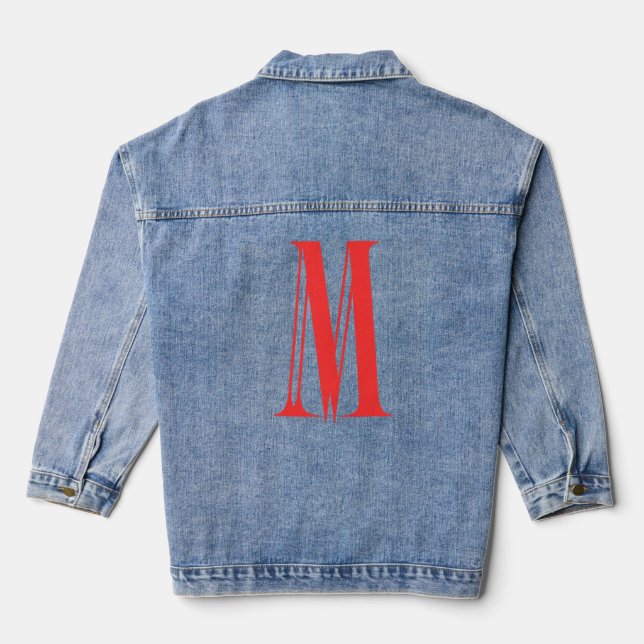 En Jean Veste pour femmes MM (Verso)