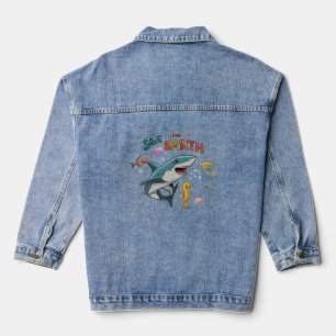 En Jean Veste Sark Denim Enchantant