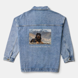 En Jean Veste Tibétaine Mastiff Denim