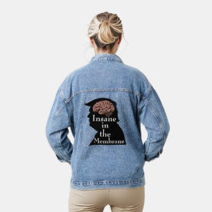 En Jean Veste Trump/Denim fou