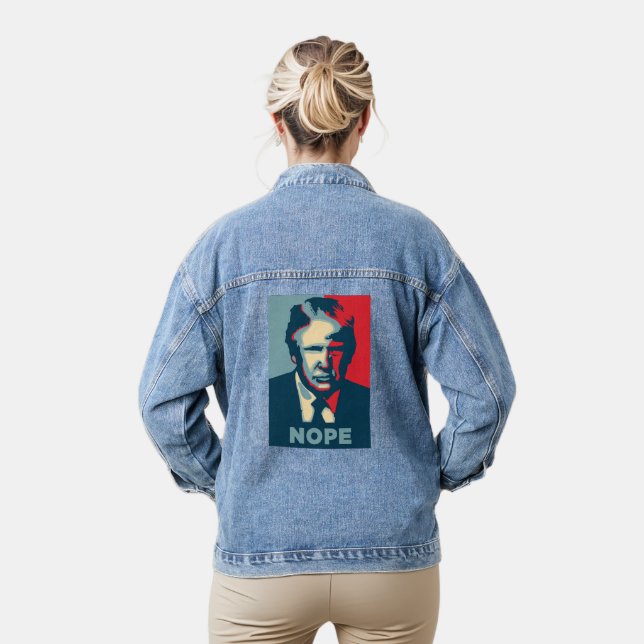 En Jean Veste Trump Nope Denim (Modèle)