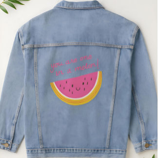En Jean Vous êtes l'un dans la veste Melon Denim