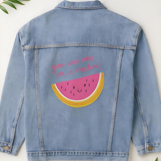 En Jean Vous êtes l'un dans la veste Melon Denim (Créateur téléchargé)