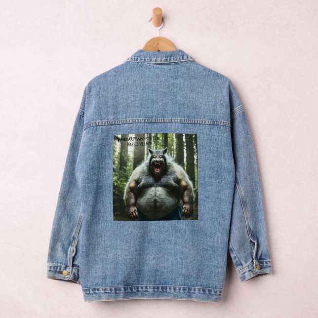 En Jean Werewolf Ate Village entier femmes veste denim (Hangar)