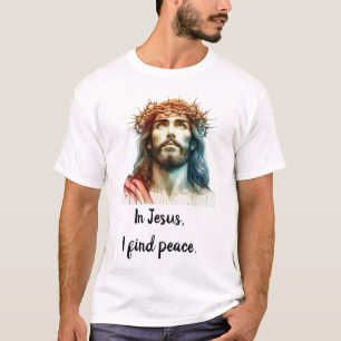 En Jésus, je trouve le T-shirt de luxe Peace Royal