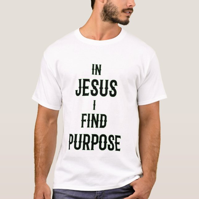 En Jésus, Je Trouve Objet Royal Luxury T-Shirt (Devant)