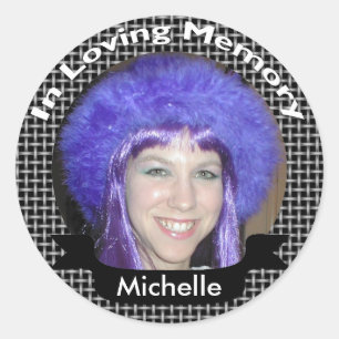 En Mémoire Des Stickers Photo Black Weave