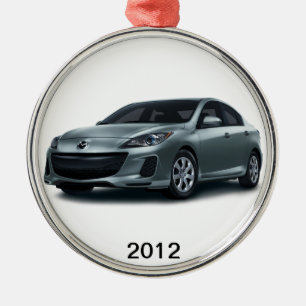 En Métal 2012 ornement d'arbre de Noël de la porte Mazda3 