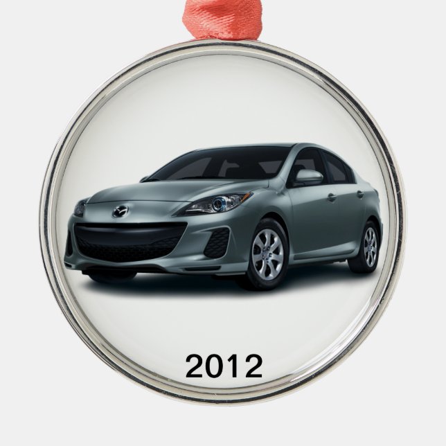 En Métal 2012 ornement d'arbre de Noël de la porte Mazda3 4 (Devant)