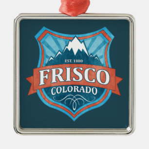 En Métal Frisco Colorado turquoise bouclier ornement de vac