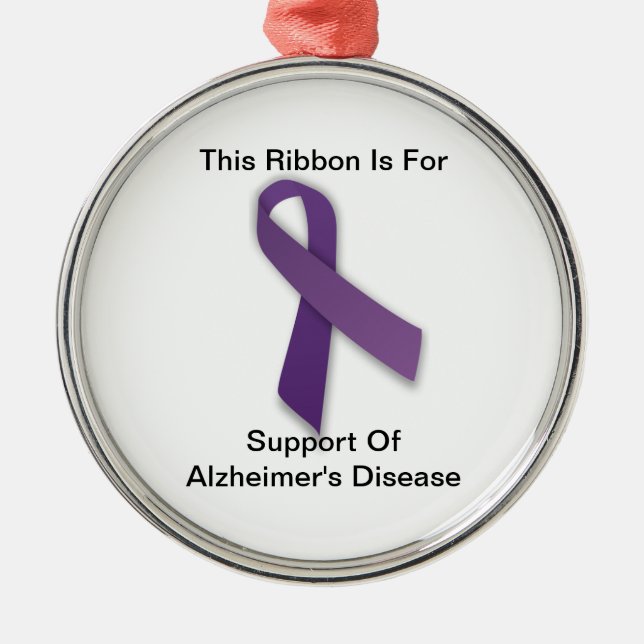 En Métal La conscience d'Alzheimer - ornement (Devant)
