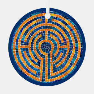 En Métal LABYRINTH IV Cercle métallique Ornement