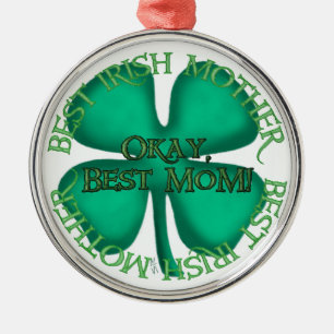 En Métal Médaille de la meilleure mère irlandaise Ornement