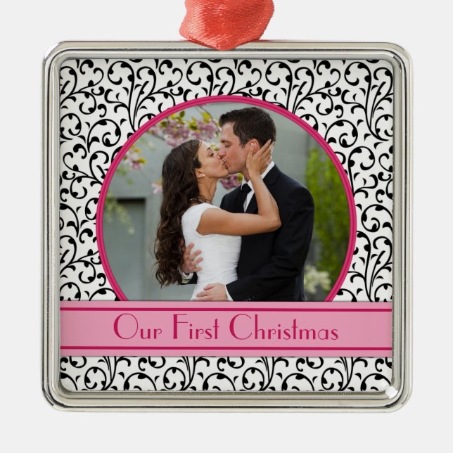 En Métal Notre premier Noël ensemble Ornement (Devant)