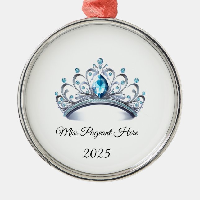 En Métal Ornement Couronne de Princesse (Devant)