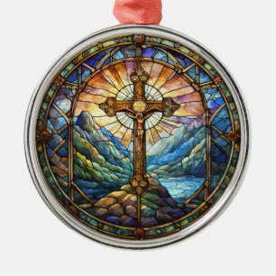 En Métal Ornement croisé