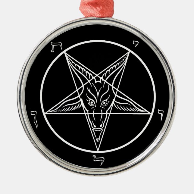 En Métal Ornement de Baphomet, de luxe (Devant)