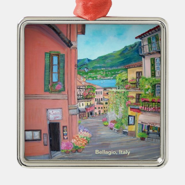En Métal Ornement de Bellagio, Italie (Devant)