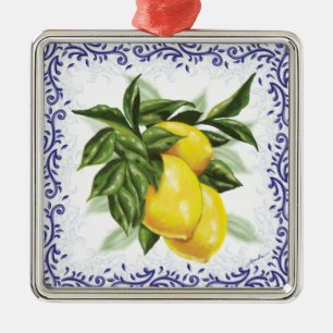 En Métal Ornement de citrons de Toile