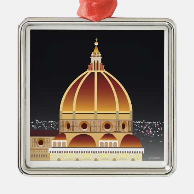 En Métal Ornement de Duomo (Devant)