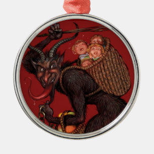 En Métal Ornement de Krampus