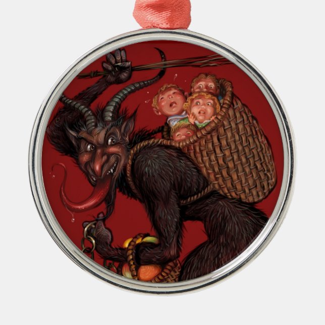 En Métal Ornement de Krampus (Devant)