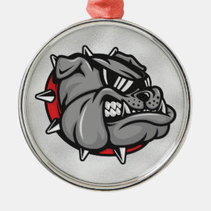 En Métal Ornement de la mascotte Bulldogs