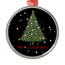 Ornement de sapin de Noël minimaliste