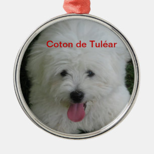 En Métal Ornement de Tulear de coton