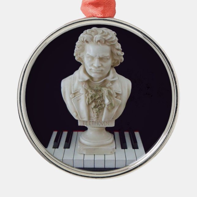 En Métal Ornement de vacances Beethoven (Devant)
