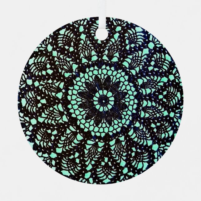 En Métal Ornement d'impression vintage (Recto)