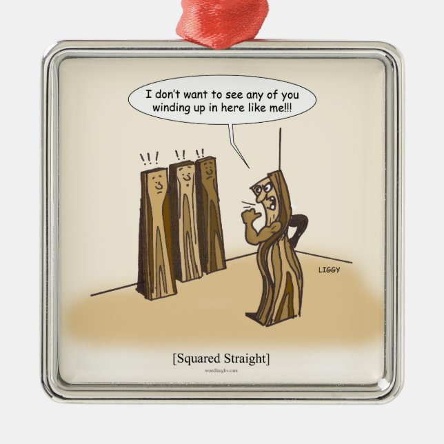 En Métal Ornement droit carré (carré) (Devant)