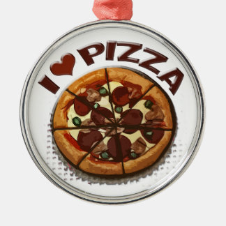 En Métal Ornement frais de pizzeria de pizza