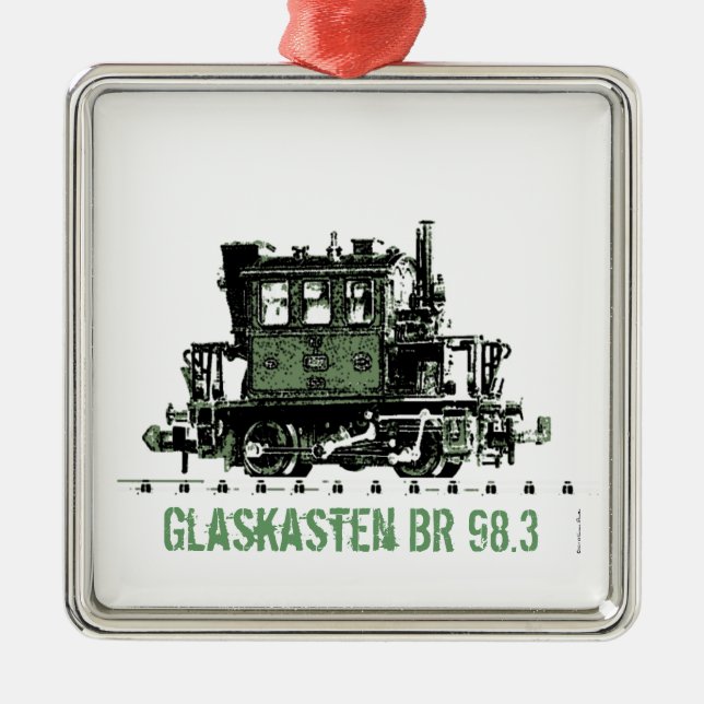 En Métal Ornement Glaskasten (Devant)
