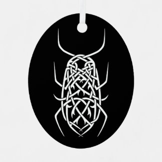 En Métal Ornement ovale métallique