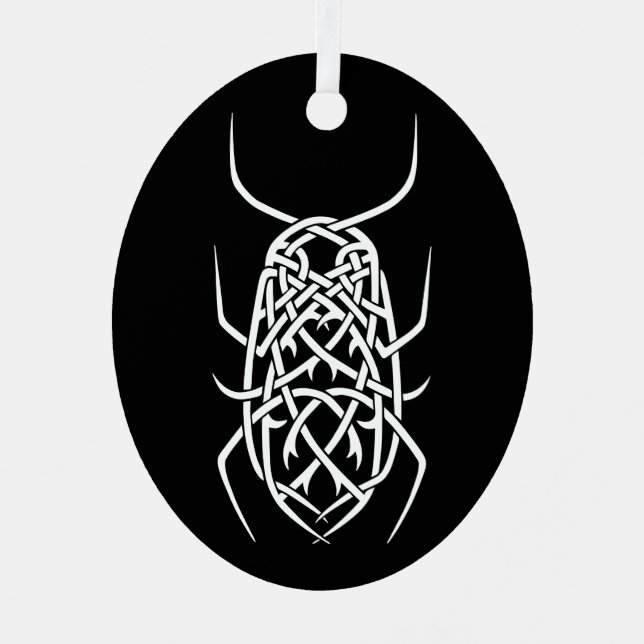 En Métal Ornement ovale métallique (Recto)