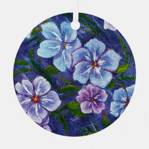 En Métal Ornement Phlox Violet