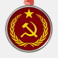 Ornement rond de la meilleure qualité de drapeau