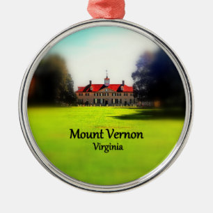 En Métal Ornement rond de Mount Vernon