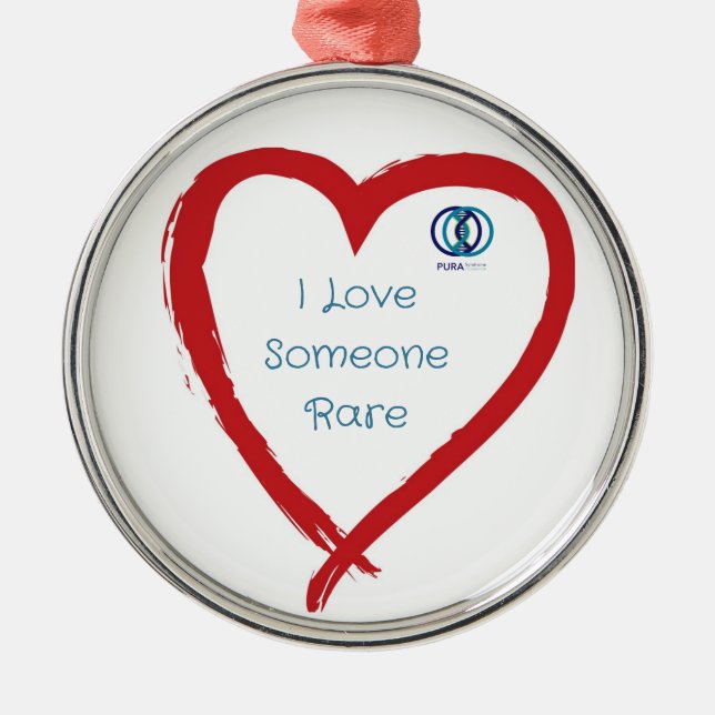 En Métal Ornement rond du logo PURA (Devant)