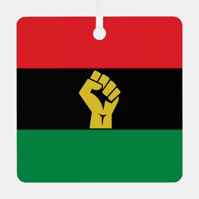 En Métal Ornement rouge noir + vert (Recto)