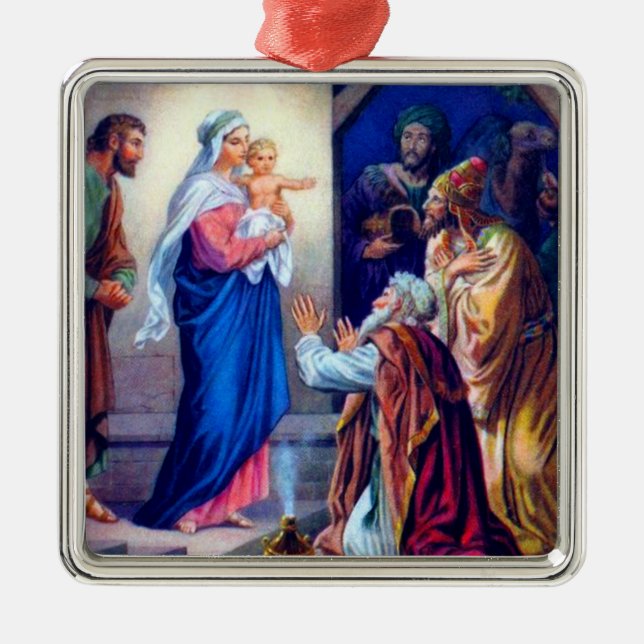 En Métal Ornement vintage de Noël 2 (Devant)