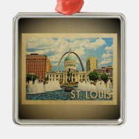 Ornement Vintage voyage St Louis Missouri