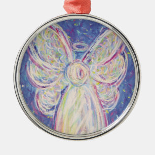 En Métal Starry Night Angel Art Holiday Ornement