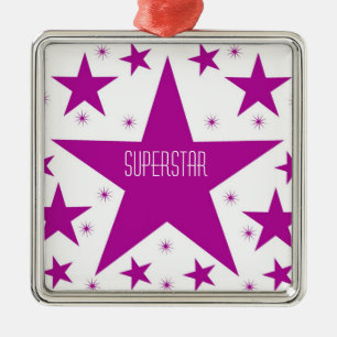 En Métal Superstar Collection Premium Carré Ornement