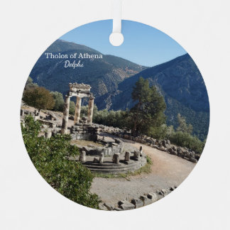 En Métal Tholos d'Athéna Delphes Grèce Ornement Souvenir