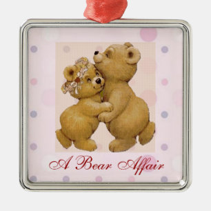 En Métal Un ornement d'affaire d'ours